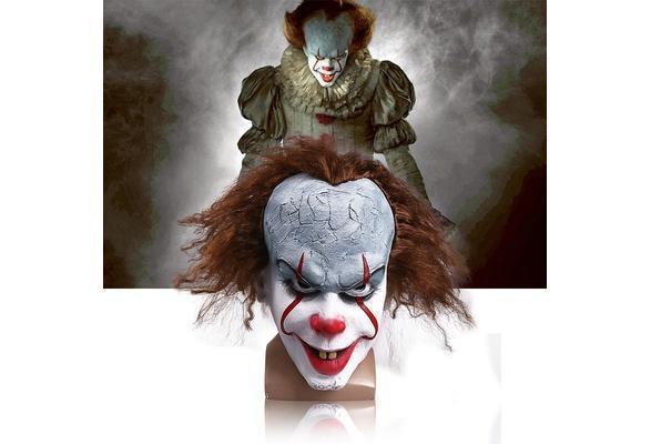 Pennywise Clown Mask 2017 New Movie IT Masks Classic Scary