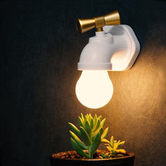 Rechargeable Unique Water Tap Shape Lamp